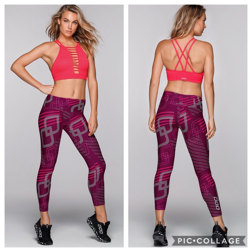Lorna Jane Australia Siren Sports Bra in Cupid Red